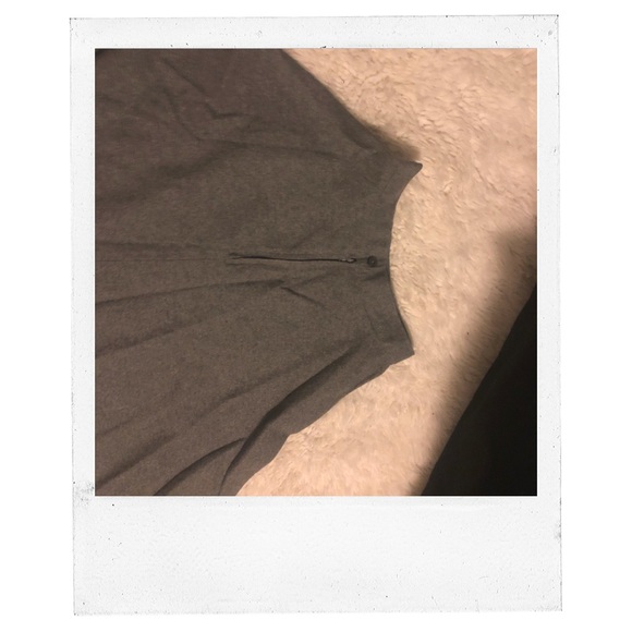 Vintage Gray Wool Skirt - Picture 4 of 4